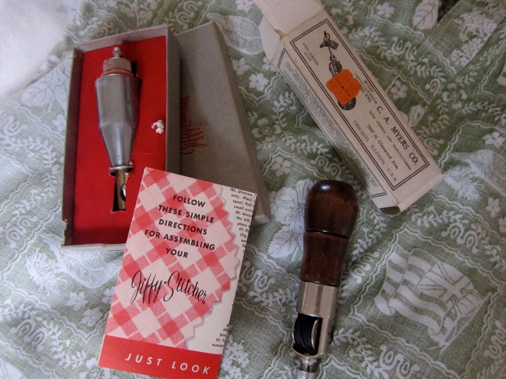 1950s Jiffystitch and awl, thedreamstress.com