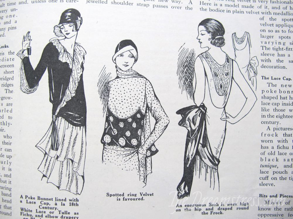 Fashion Notes from Paris, the Girls Own Annual, 1928, thedreamstress.com