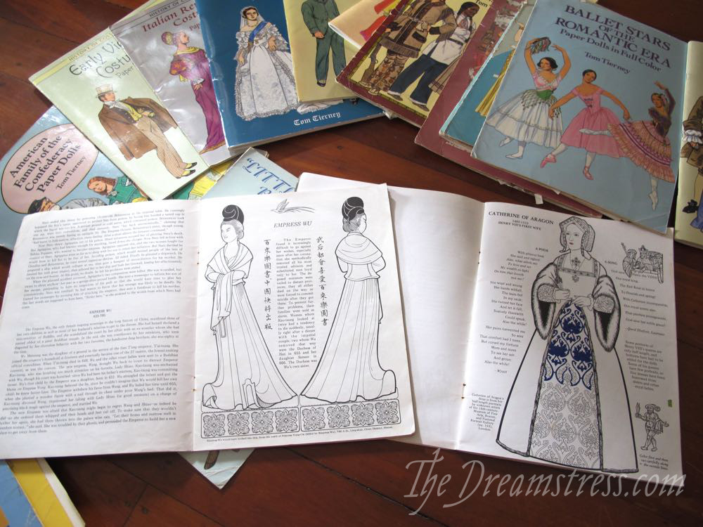 Paper doll collection, thedreamstress.com
