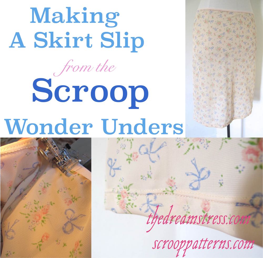 Scroop Skirt slip tutorial thedreamstress.com