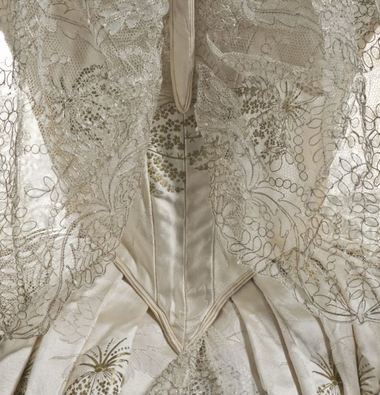 Rate the Dress: A vision in lace and gold, ca. 1850 - The Dreamstress