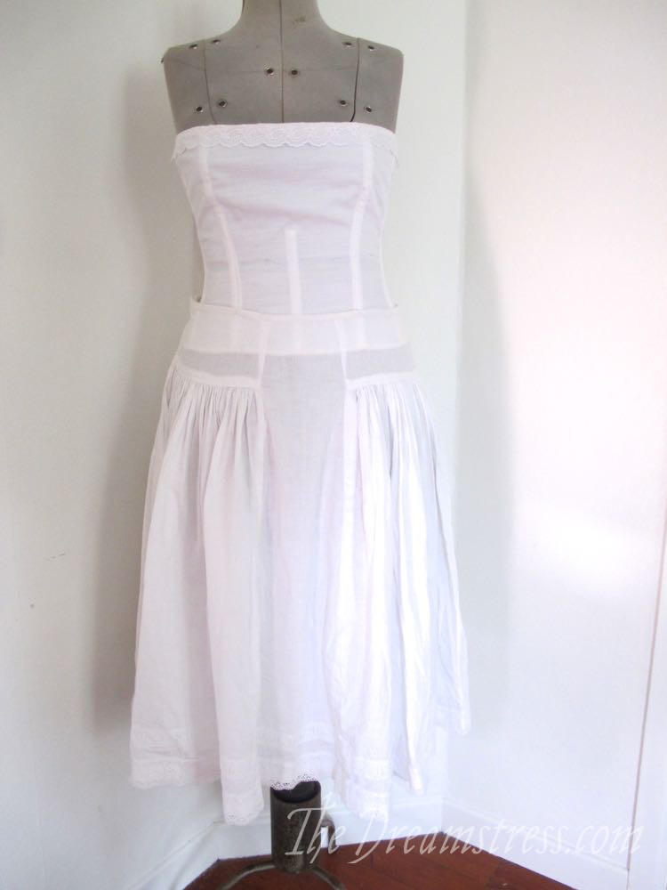 A petticoat for a 1916 evening dress thedreamstress.com