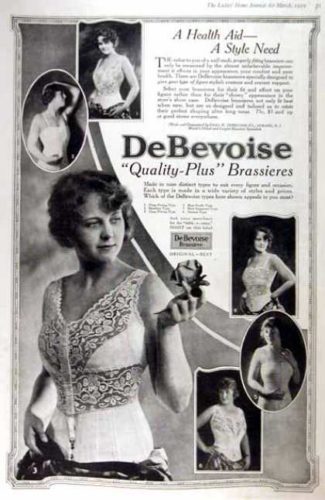 DeBevoise Brassieres (1919)