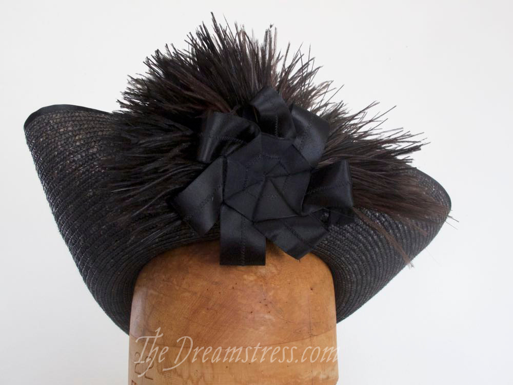 1910s Tricorne Revival Hat thedreamstress.com