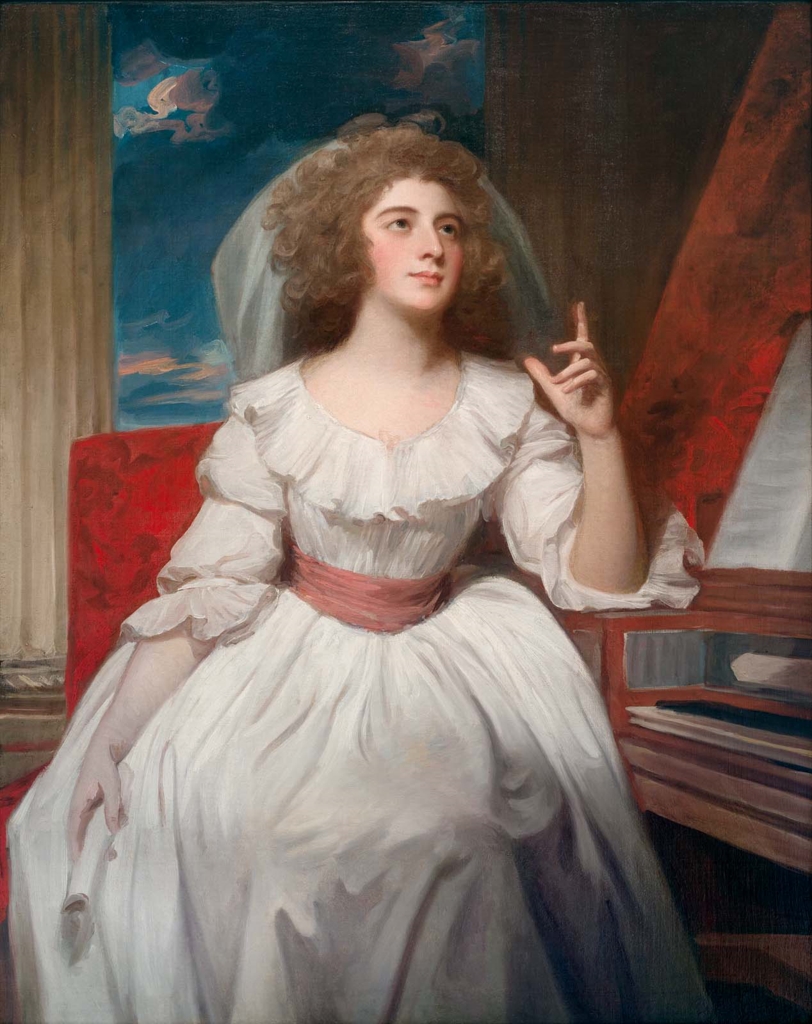 George Romney Mrs. Billington as Saint Cecilia, 1787