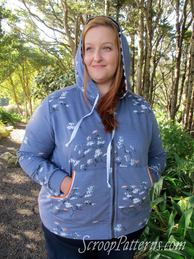 The Otari Hoodie by Scroop Patterns scrooppatterns.com