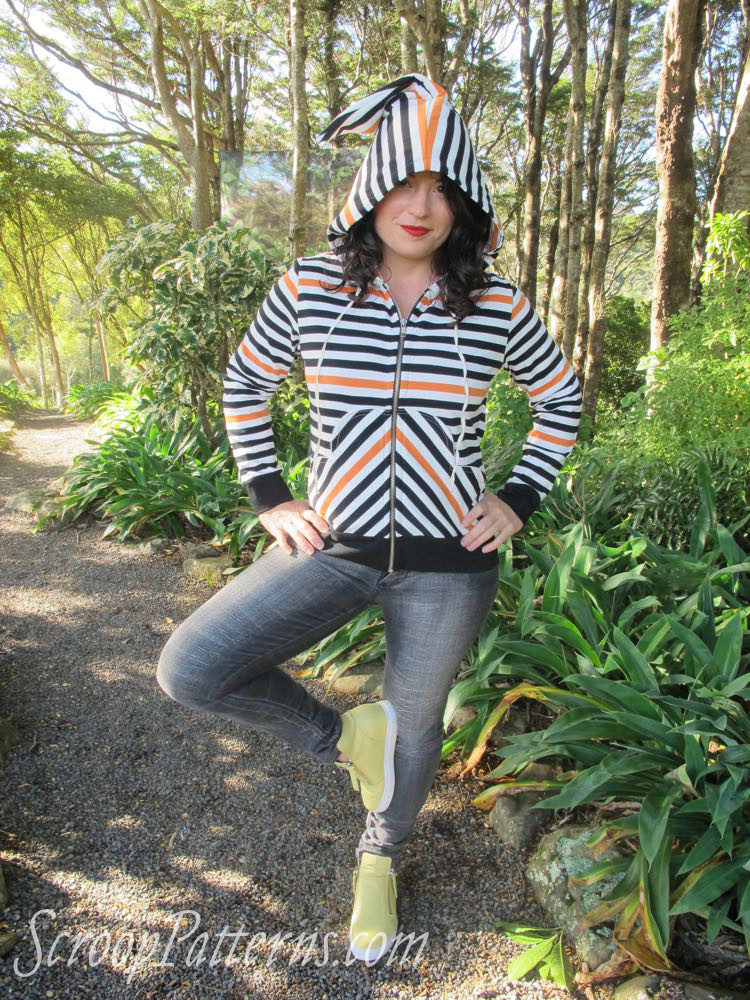 The Otari Hoodie by Scroop Patterns scrooppatterns.com