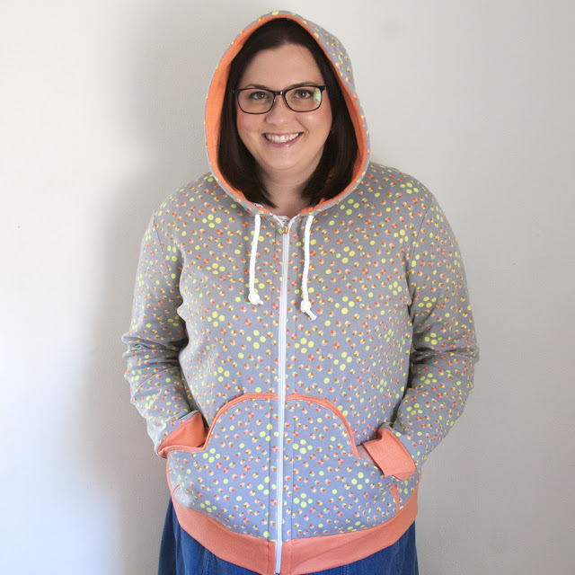 The Otari Hoodie by Scroop Patterns, sewn by Show & Tell Meg