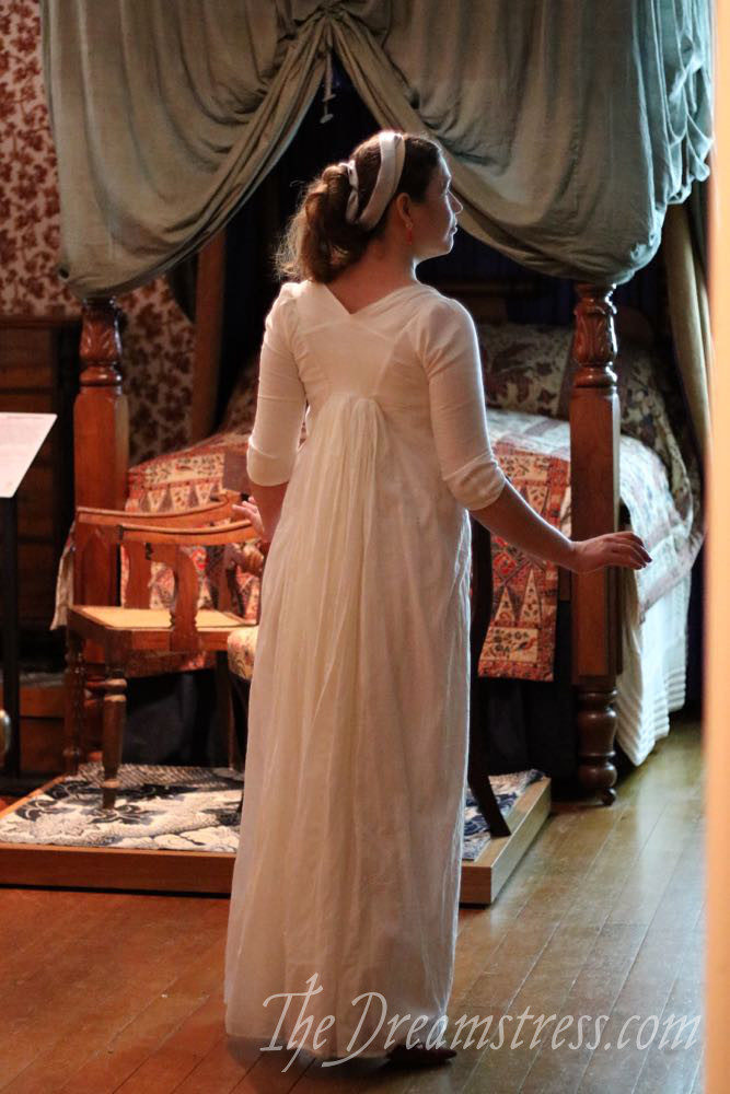 1795-1800 muslin dress thedreamstress.com