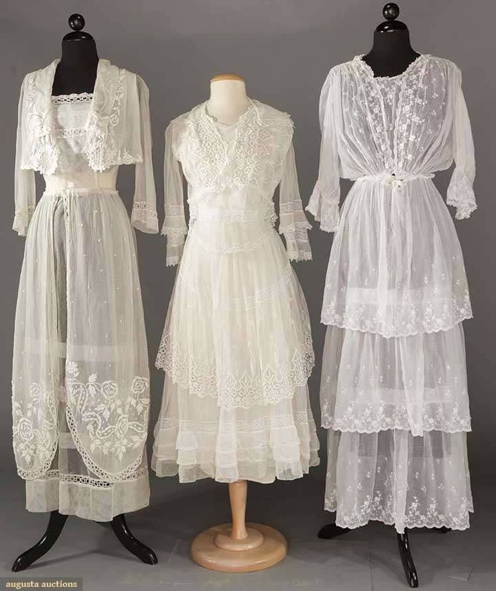 ONE WHITE CORSET, c. 1900 & ONE PINK, 1920s sold at auction on