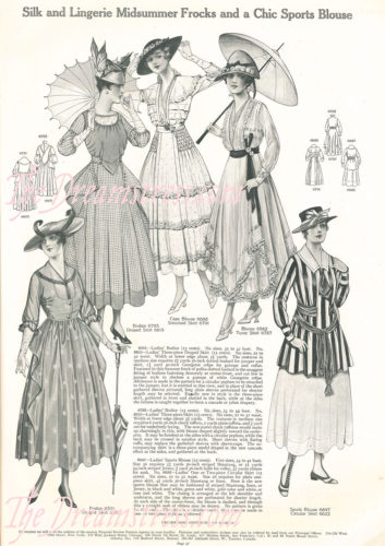 Lingerie frocks from the Pictorial Review 1915 & 1916 - The Dreamstress