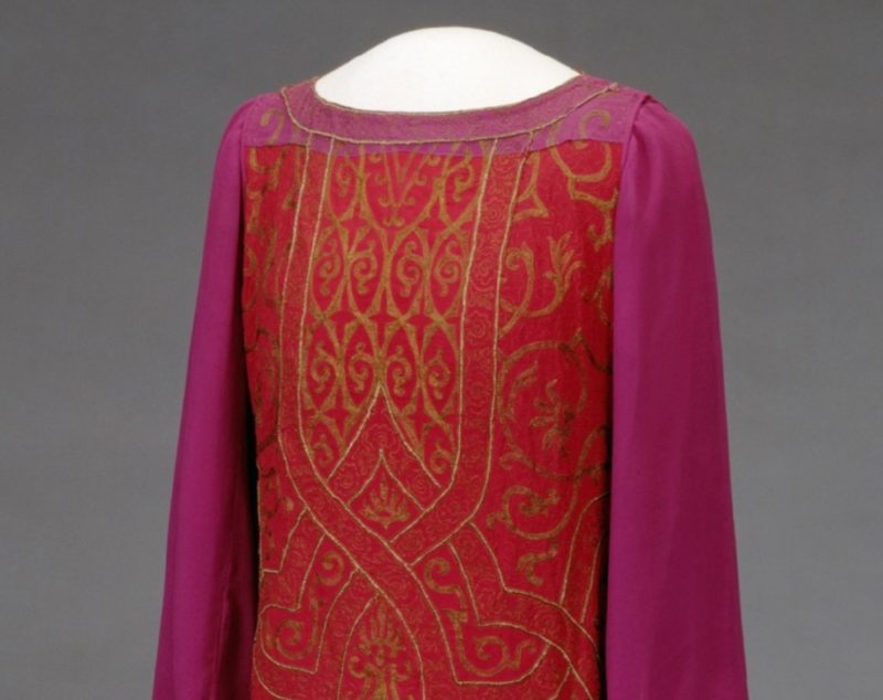 Dress, ca. 1923-1925, silk metal, Nasjonalmuseet for kunst, arkitektur og design via DigitalMuseum.no
