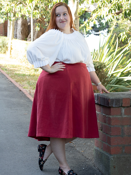 The Fantail Skirt by Scroop Patterns scrooppatterns.com