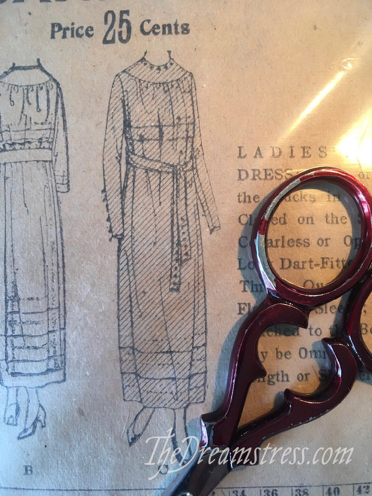 A dress made from an original 1919 pattern thedreamstress.com