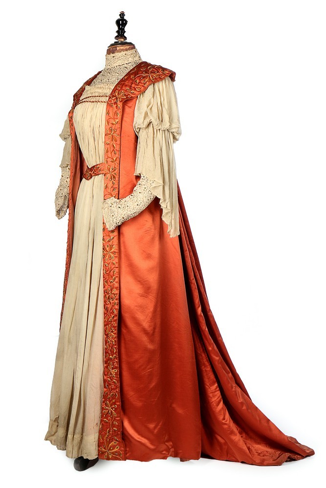 Liberty tea gown, ca. 1897, sold by Kerry Taylor Auctions