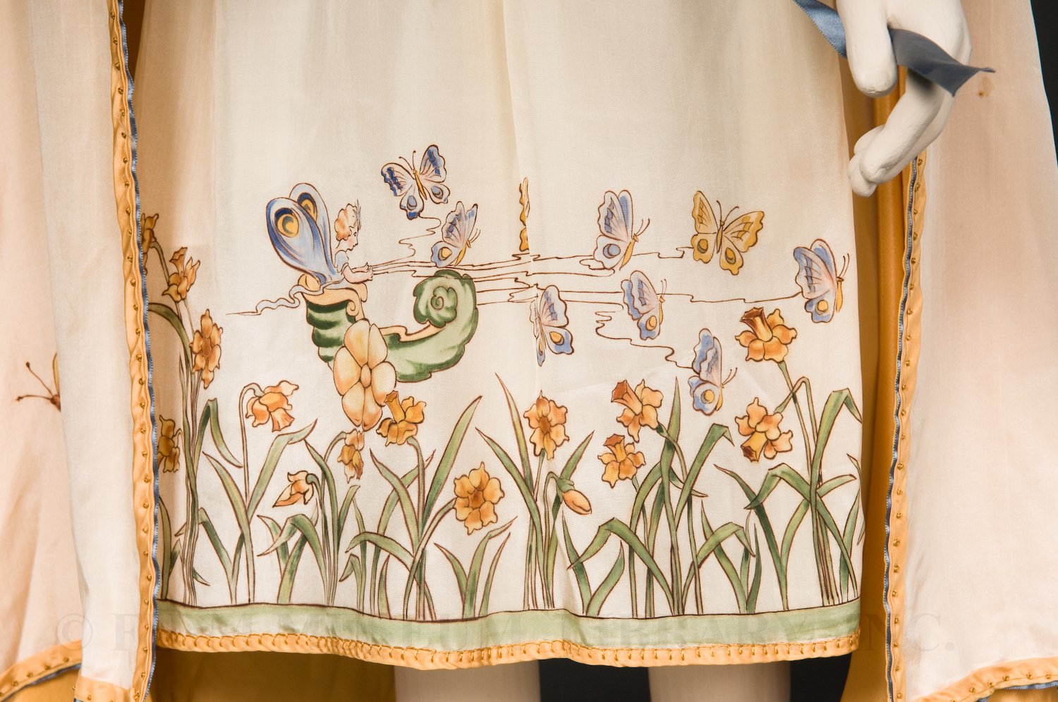 Child's 'Dainty Blossom' Ensemble, Daisy Stanford, Hand-painted silk, c. 1925, FIDM, 2003.5.24A-C