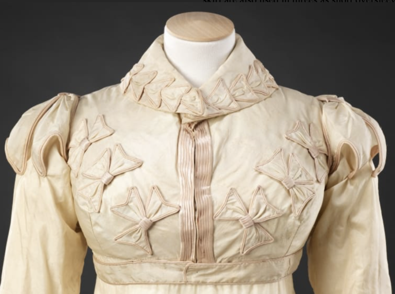 Dress and Spencer, c. 1820, Silk:alpaca mixture, trimmed with silk, The John Bright Collection