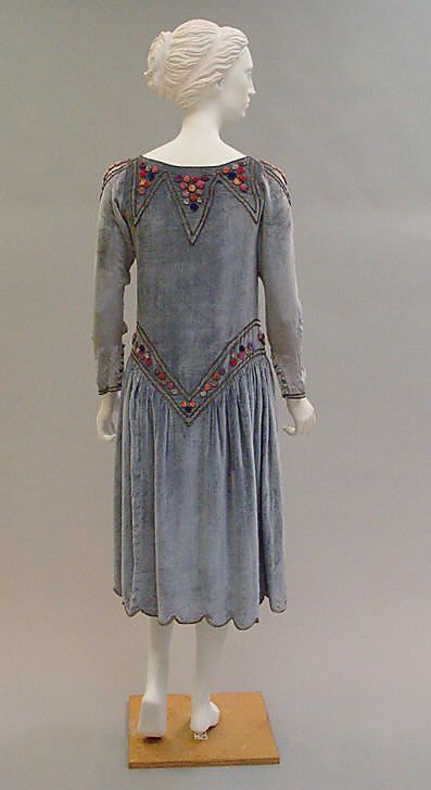 Robe de Style, Paul Poiret (French, Paris 1879–1944 Paris), 1925, French, silk, Metropolitan Museum of Art, 1982.249