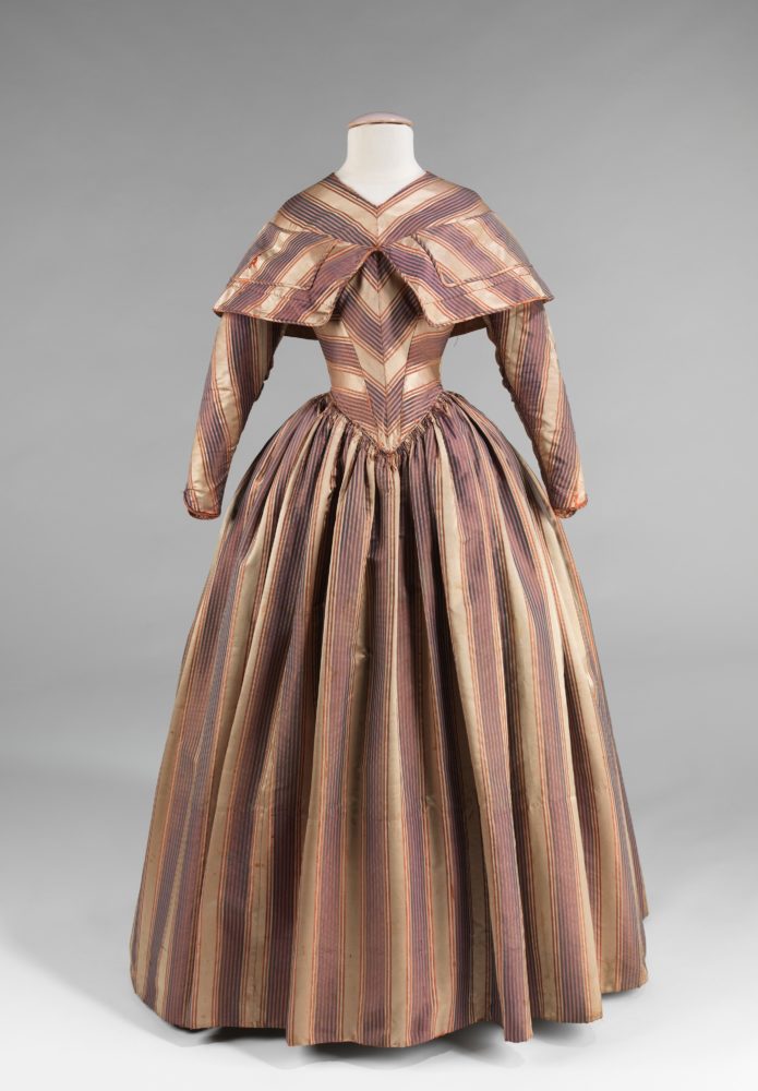 Dress, 1845–50, American, silk, Brooklyn Museum Costume Collection at The Metropolitan Museum of Art, Gift of the Brooklyn Museum, 2009; Gift of Annie M. Colson, 1929, 2009.300.630