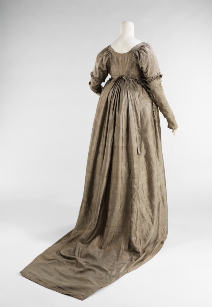 Dress, ca. 1805, American, silk, Brooklyn Museum Costume Collection at The Metropolitan Museum of Art, Gift of Charles Blaney, 1926, 2009.300.2314