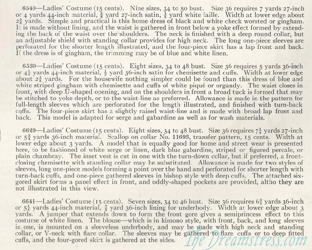 Pictoral Review, April 1916 thedreamstress.com