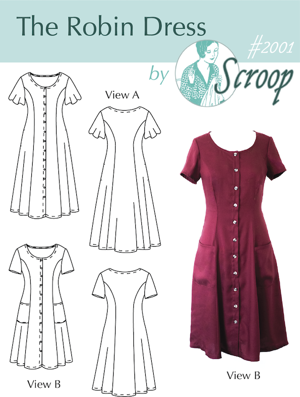 The Scroop Patterns Robin Dress scrooppatterns.com
