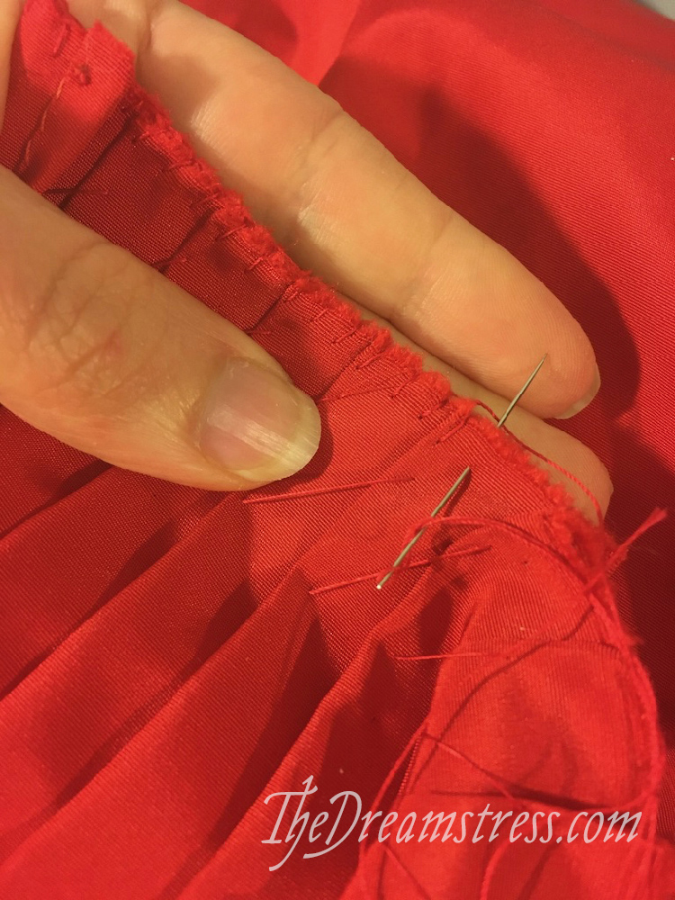 A red silk 1780s petticoat thedreamstress.com 