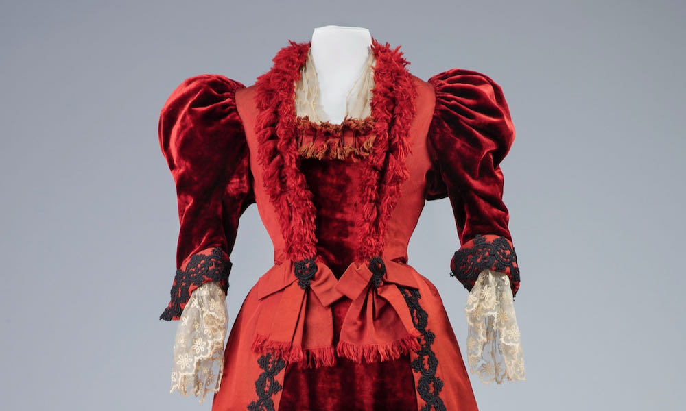Dress in two parts, 1896, silk, lace and passementerie, 10592:001-002 Centraal Museum Utrecht