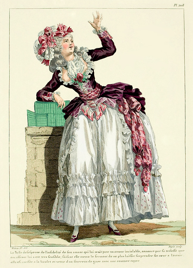 Gallerie des Modes et Costumes FranÃ§ais, Plate 208
