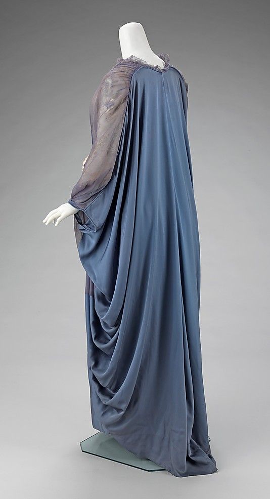 Tea Gown, 1910–15, French, silk, Brooklyn Museum Costume Collection at The Metropolitan Museum of Art, 2009.300.3093