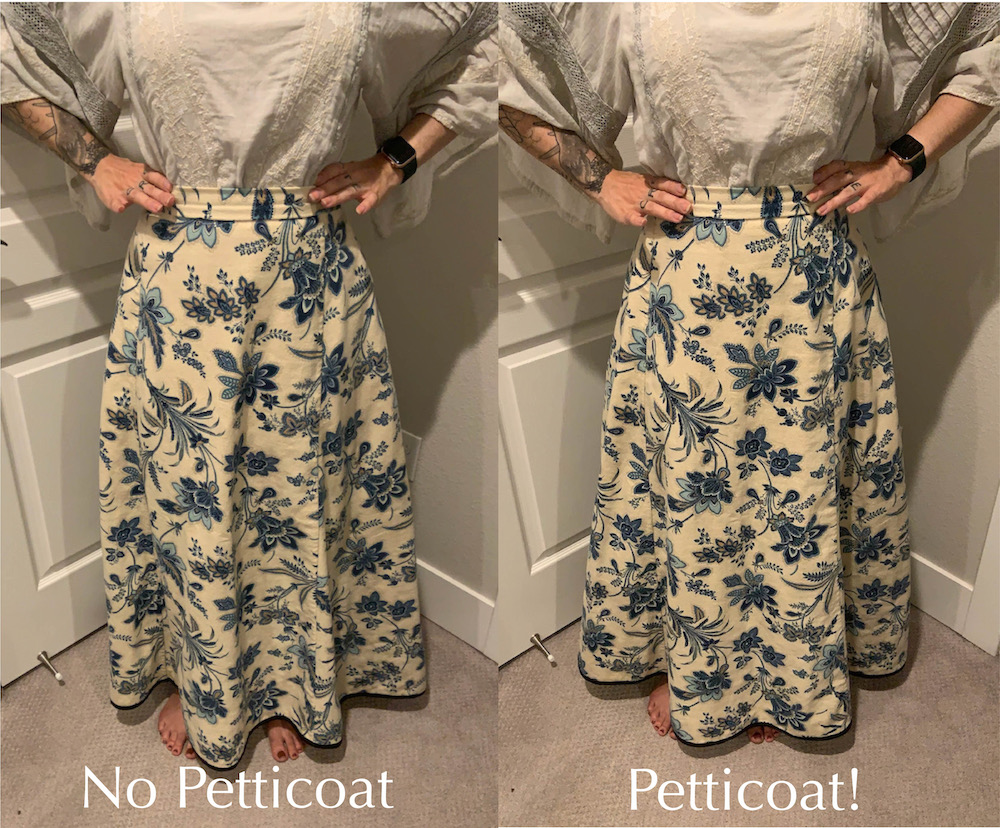 @crystasews Scroop Patterns Ettie Petticoat