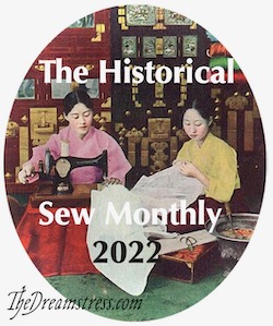 Button for Historical Sew Monthly 2022 challenges