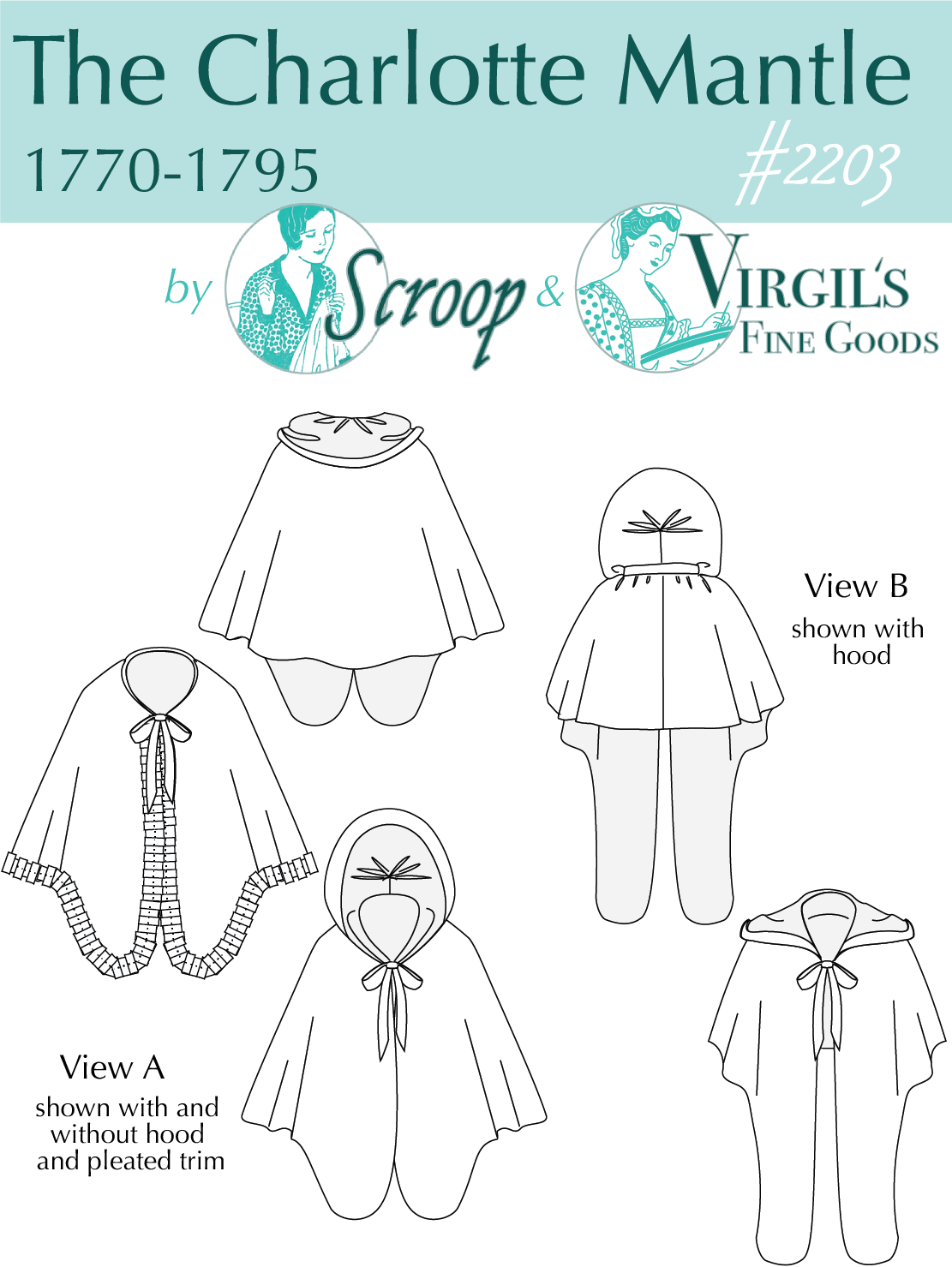 Scroop + Virgils Fine Goods 18th C Mantle Patterns scrooppatterns.com