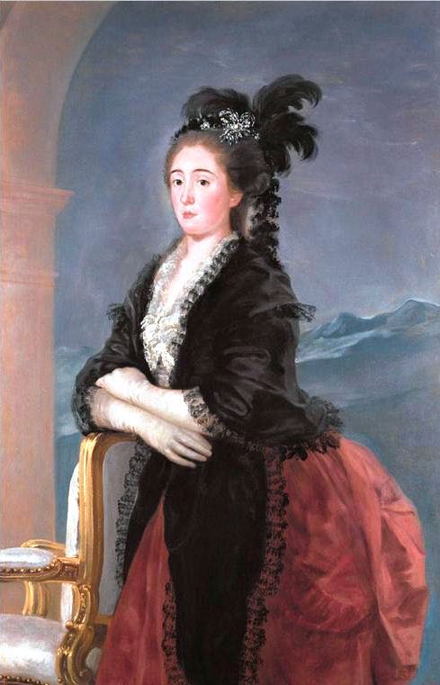 Francisco de Goya, Portrait of María Teresa de Vallabriga, morganatic wife of the Infante Luis, 1783, Alte Pinakothek