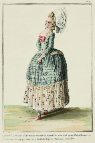 Horizontal or vertical? Striped sleeves on 1770s-1790s gowns & jackets ...