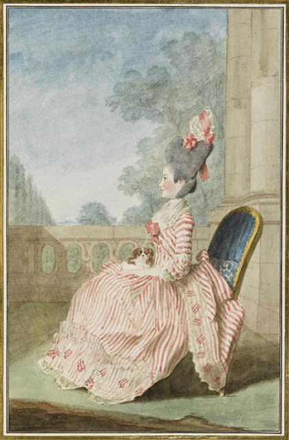Louis de Carmontelle, Mme la Marquise du Dreneux,1780