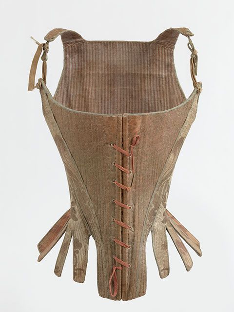 Dutch corset from Antwerp, 1770-90