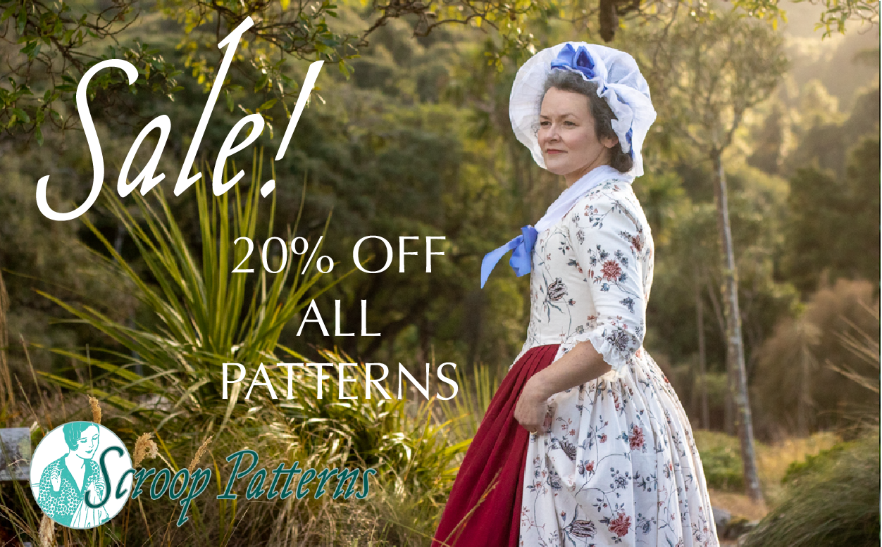 Scroop Patterns 20% off midyear sale 2024 scrooppatterns.com