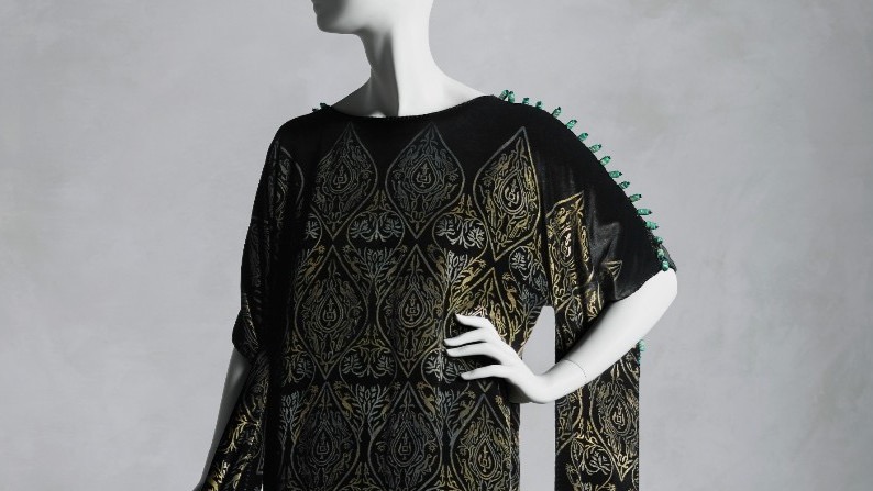 Tea gown, 1920s. Silk, glass, Gallenga (Italian, 1918–1974). Maria Monaci Gallenga (Italian, 1880–1944).