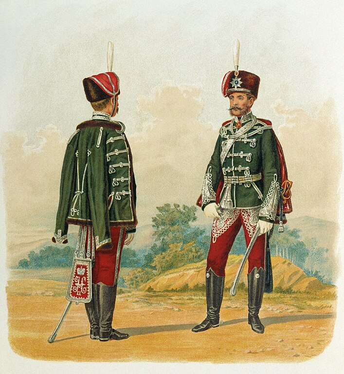 Uniform of Hussar Grodno Regiment, 1895