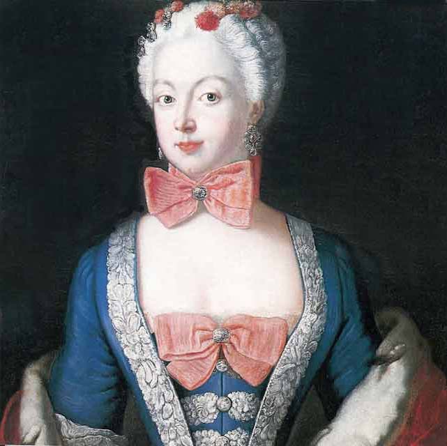 Antoine Pesne- Portrait of Elisabeth Christine von Braunschweig-Bevern, Prussian queen, 1739