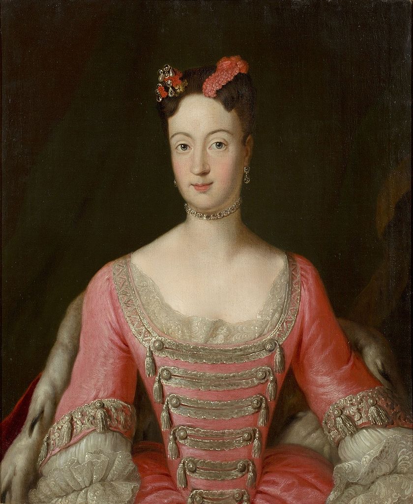 Antoine Pesne Portrait of Wilhelmine of Prussia, Margravine of Brandenburg-Bayreuth (1709-1758), 1725