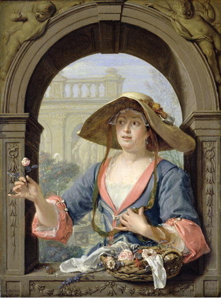 Jacques Ignatius de Roore - Portrait of M.C. Cremers, the Mistress of the Artist, 1727