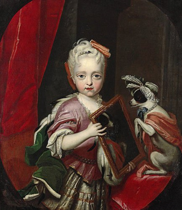 Archduchess Maria Josepha as a child - Hannover, Landesmuseum 1704-5