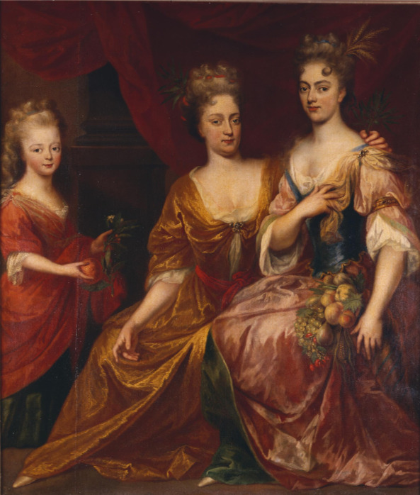 Lancelot Volders, Marie Louise of Hesse-Kassel with her sisters-in-law 1709