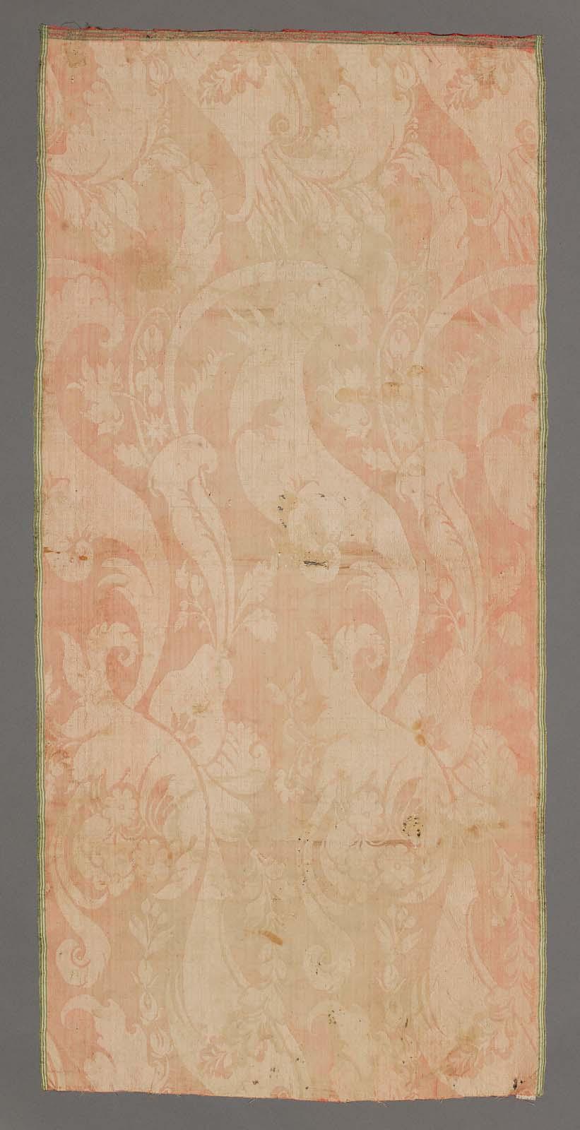 Length of silk damask, ca 1700 MFA Boston, 95.1050