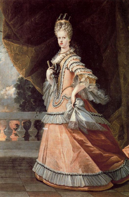 Miguel Jacinto Meléndez (1679–1734), Portrait of María Luisa Gabriela de Saboya. 1708. Colección del Marqués de Santillana. Palacio del Infantado. Guadalajara
