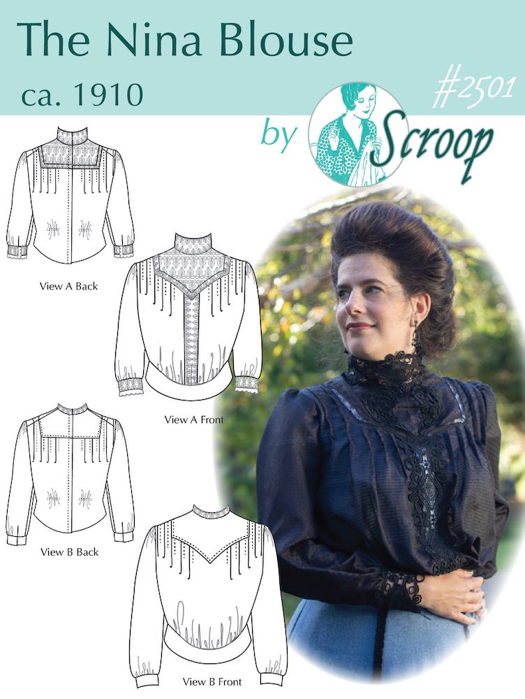 The Scroop Patterns Nina Blouse scrooppatterns.com