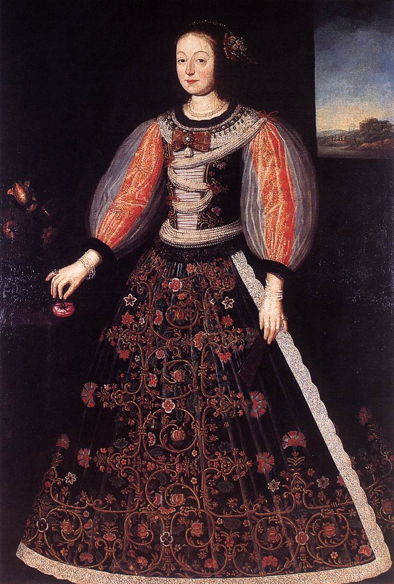 Benjamin von Block - Portrait of Princess Anna Julianna Eszterházy, Wife of Count Ferenc Nádasdy - WGA02269 1656