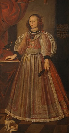 Orsolya Esterházy, wife of Paul I, Prince Esterházy of Galántha 1668
